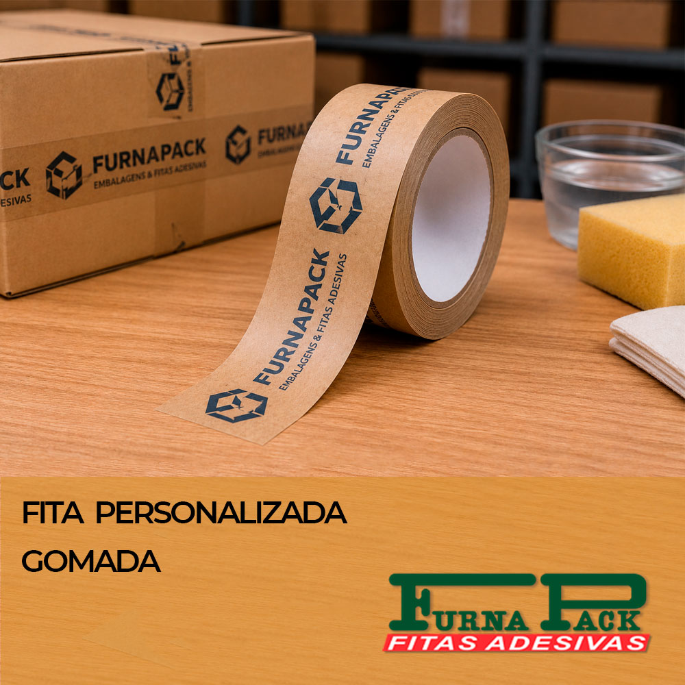 Fita Personalizada Gomada
